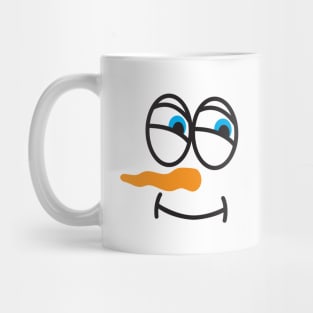 snowman face Mug